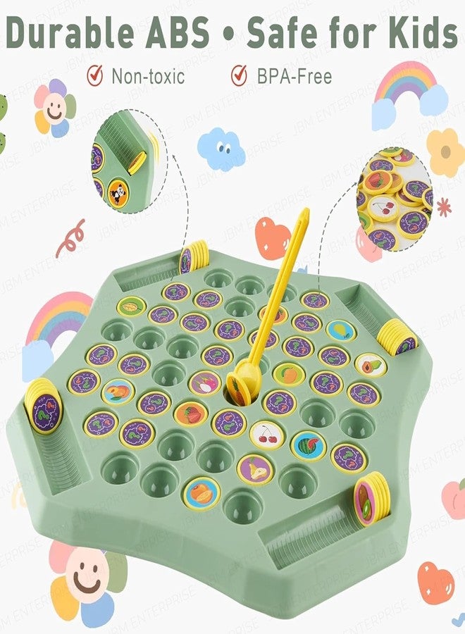 FEDDE Animal Memory Flip Chess Game - Montessori Matching Puzzle Board for Kids | Fun & Educational Travel Game for Toddlers, Preschoolers & Kindergarten Learning Activities | Gift for All - Image 4